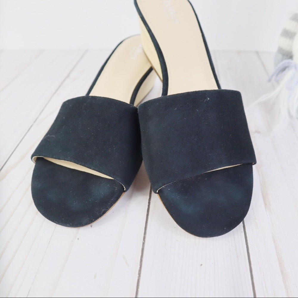 Botkier Carlie Black Suede Slide Mule Size 6 - image 5